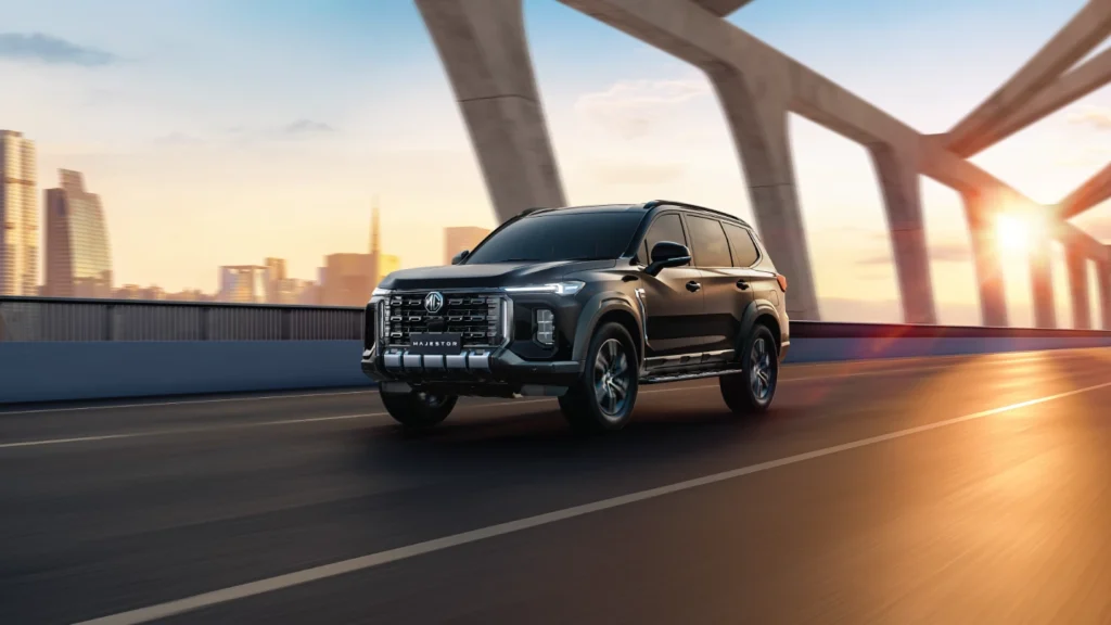 MG Majestor front view in India