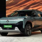 Tata Sierra EV launch in India featuring the new electric SUV with modern exterior design