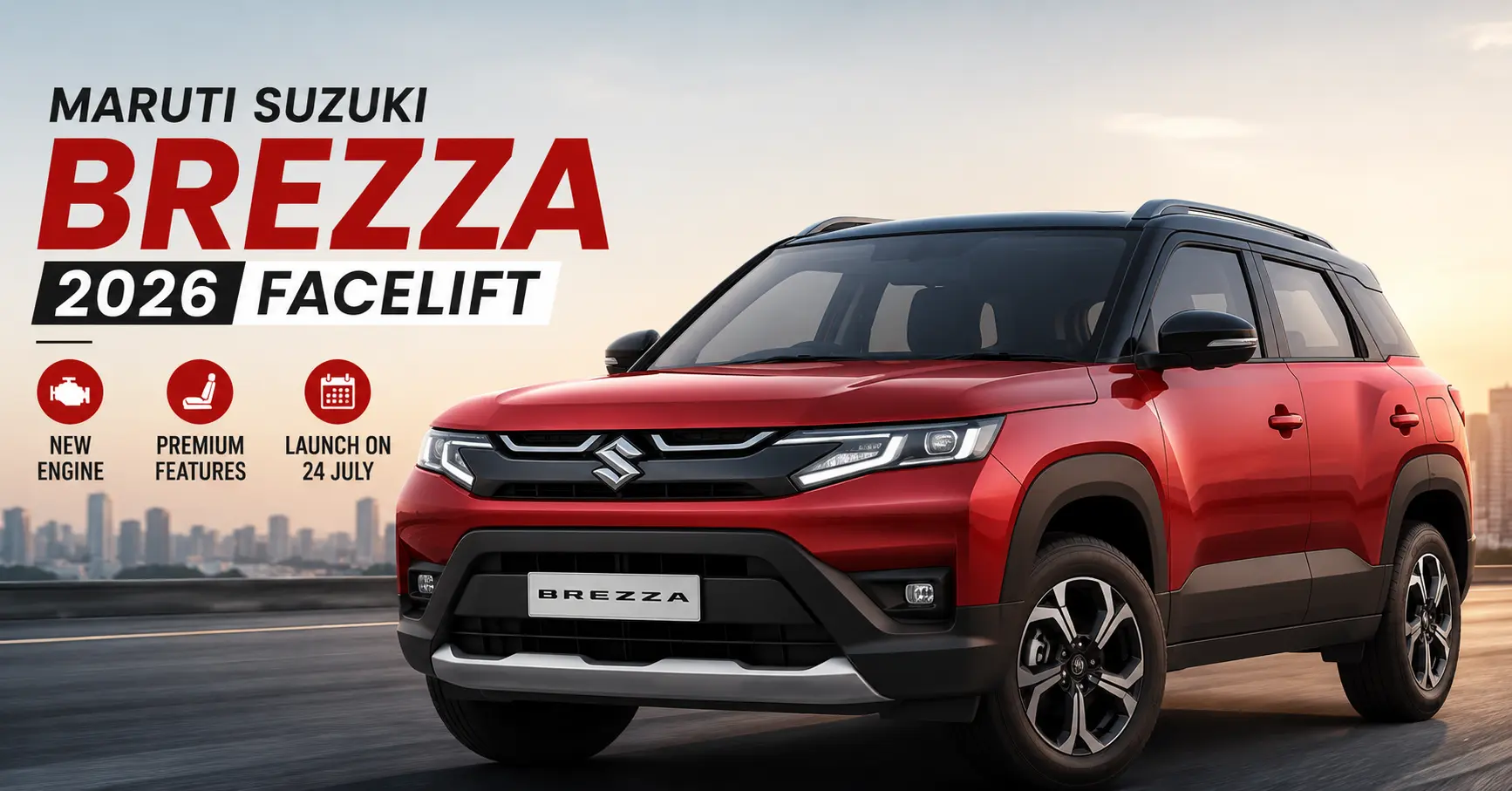 Maruti Suzuki Brezza 2026 Facelift: Biggest Update Yet With New Engine & Features